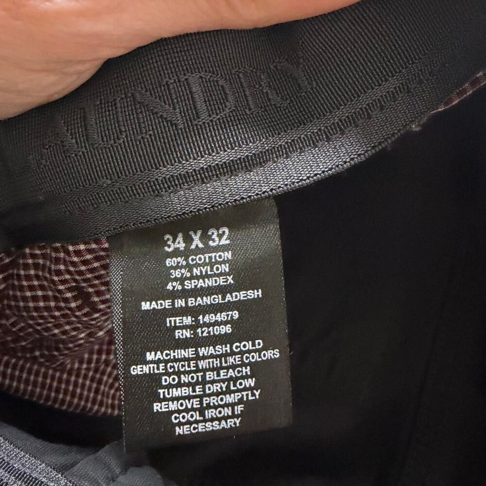 English-laundry Men's Grey and Black Trousers - Picture 5 of 5